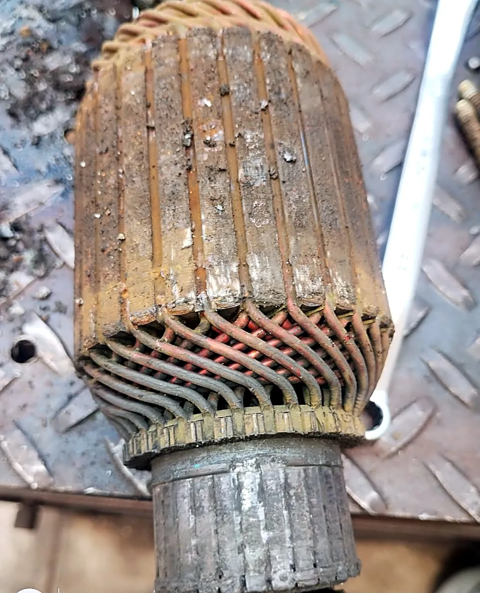 Colector de armadura de motor eléctrico