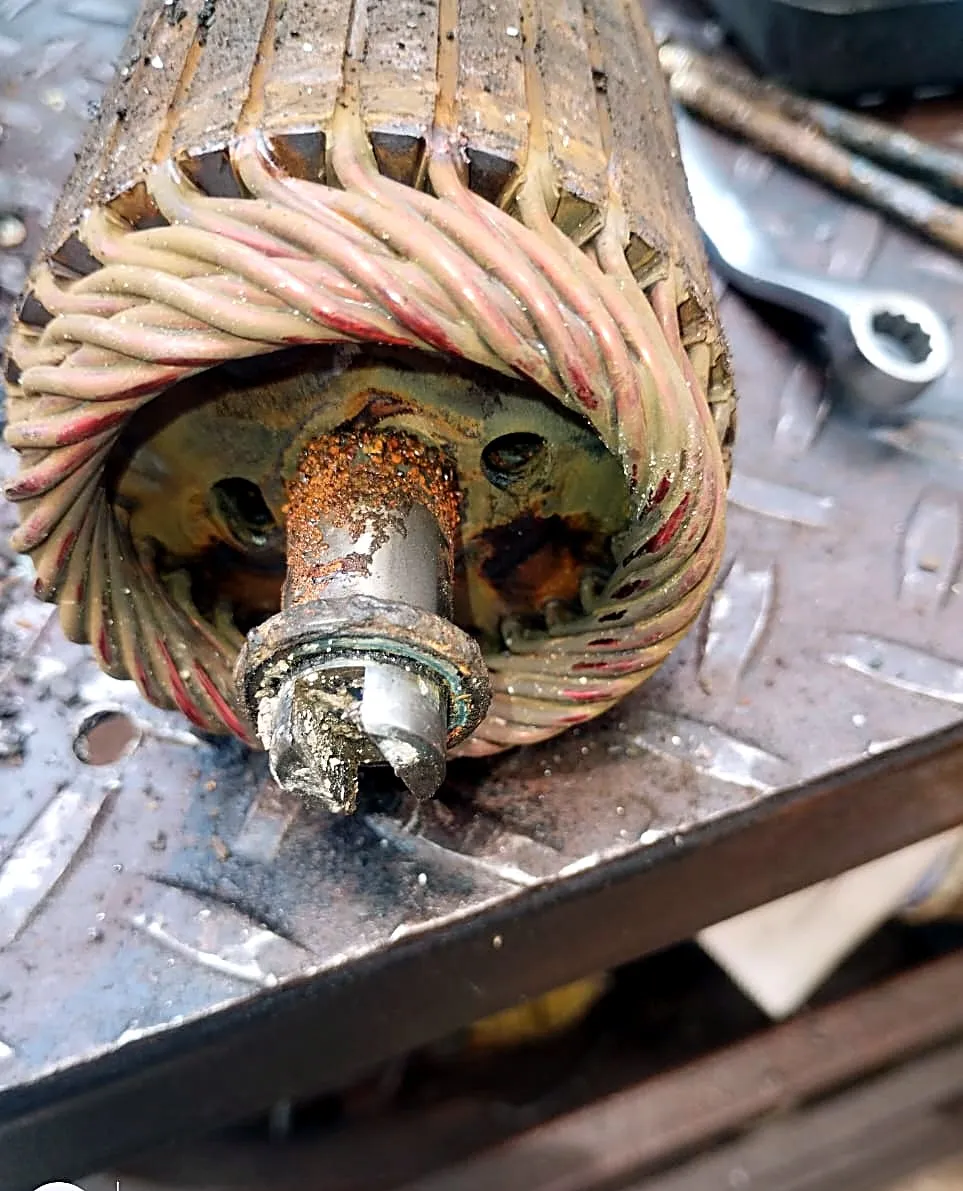 Armadura (rotor) de motor eléctrico